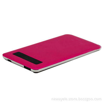 Slim Dual USB Port Power bank with 4,000mAh Capacity
